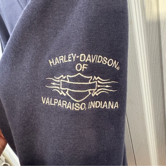 Harley Davidson Valparaiso, Indiana Crewneck Sweatshirt - Picture 3 of 4